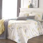 White,Blue,Green,Yellow Floral Duvet Cover + Pillow Case ORLANDO