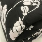 Black Floral Design "QUILTED" Bedspread Comforter & Pillowcase/s CHARISMA