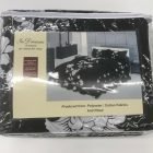 Black Floral Design "QUILTED" Bedspread Comforter & Pillowcase/s CHARISMA