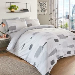 Grey Modern Duvet Cover + Pillowcases JAYDON