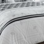 Grey Modern Duvet Cover + Pillowcases MARLOW