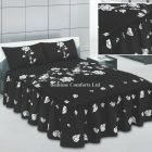 Fitted Frilled Black