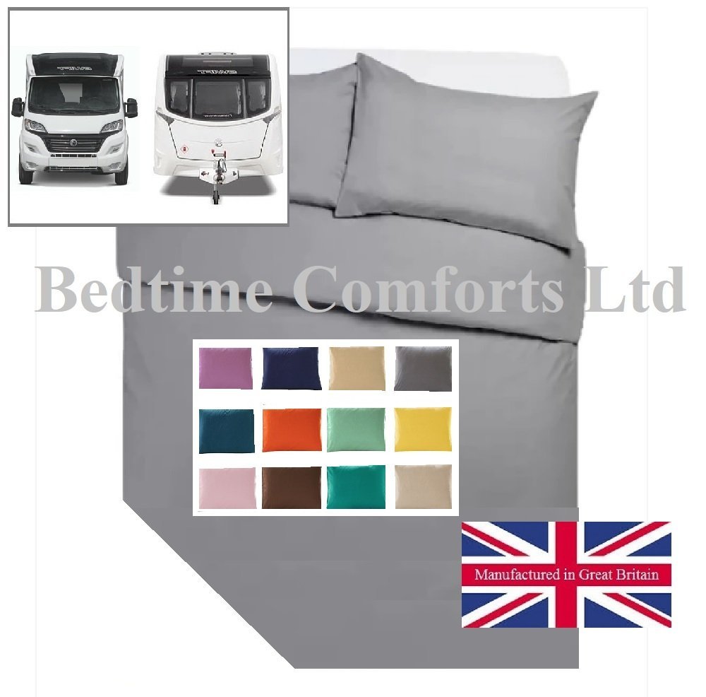 CARAVAN MOBILE HOME DUVET COVER lh cut logo