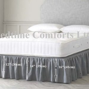 Shorty Bed – Base Valance - Frilled (Under Mattress)