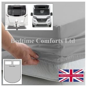 Caravan / Motor Home Fitted Sheet - Island Bed-DOUBLE SIZE