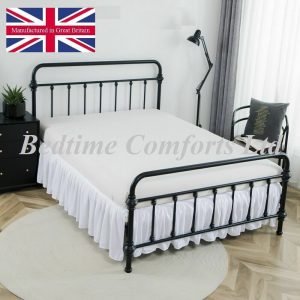 Split Corner Bed Valance Sheet (Under Mattress) 300 Thread Count (Frilled)