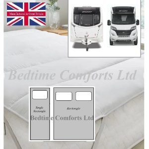 Caravan / Motor Home Mattress Quilted Topper– Rectangle