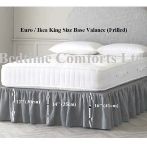 Euro / Ikea King Size Base Valance (Under Mattress)