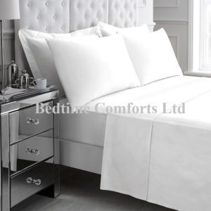 Flat Sheets (Various Sizes) 300 Thread Count Percale
