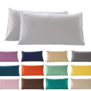 2 x Economy Range Pillow Cases (Pair) 19" x 29"