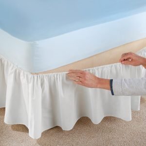 Wrap Around Frilled Valance Sheet – Elasticated Bed Valance