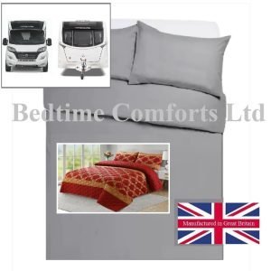 Caravan / Motor Home Duvet Cover Set - GLAMOUR RED