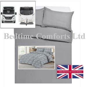 Caravan / Motor Home Duvet Cover Set - LADA GREY