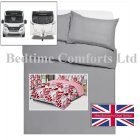 Caravan / Motor Home Duvet Cover Set - LEAVES RED