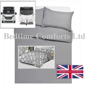 Caravan / Motor Home Duvet Cover Set - MADRID GREY