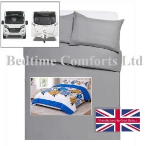 Caravan / Motor Home Duvet Cover Set - MARNA BLUE