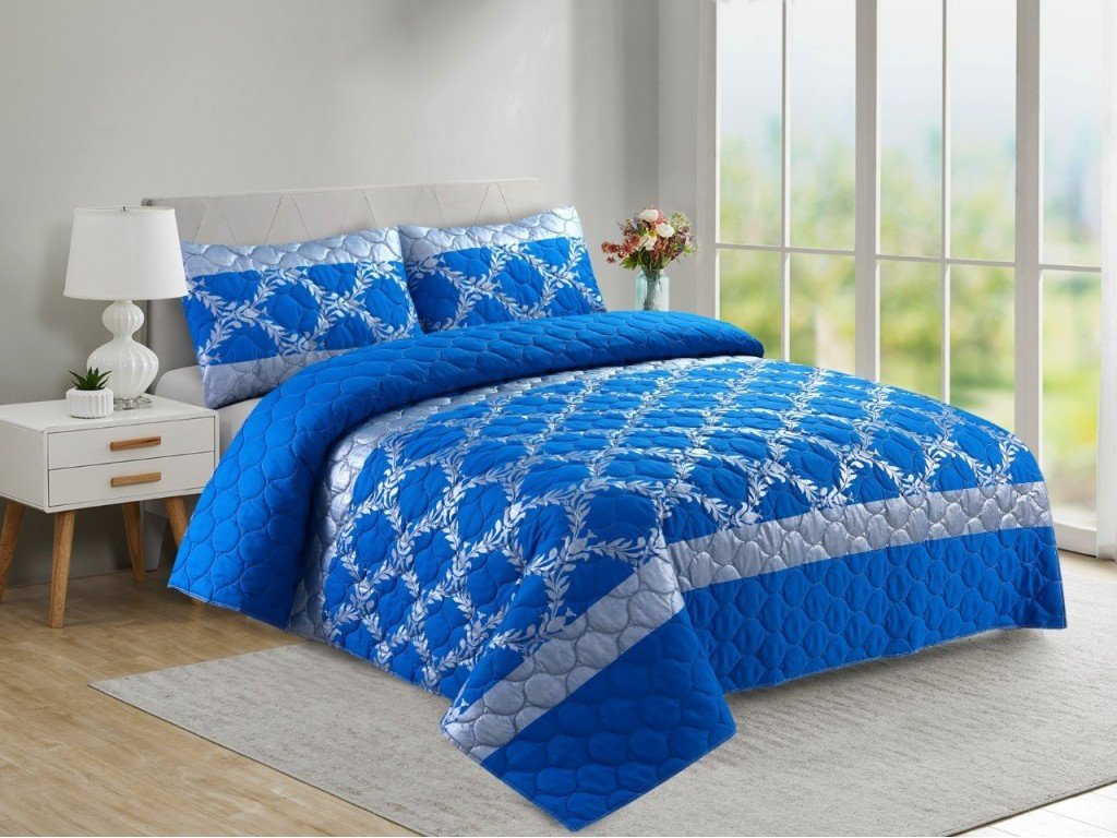 Duvet Cover Set - 300 Thread Count - GLAMOUR BLUE