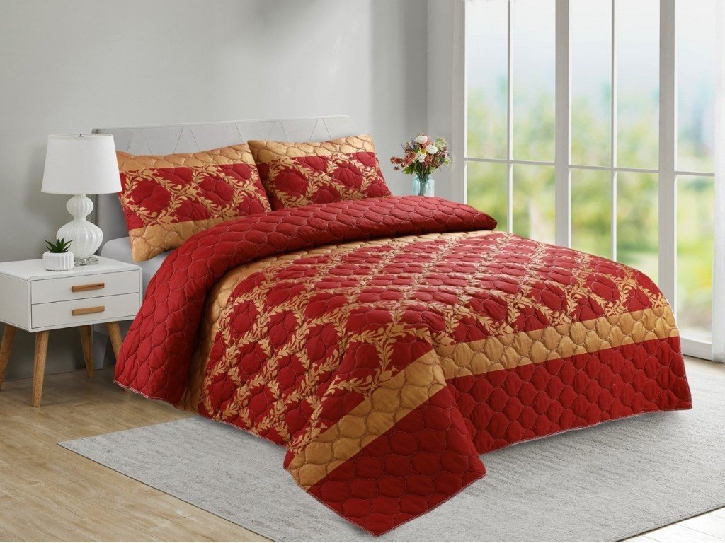 Duvet Cover Set - 300 Thread Count - GLAMOUR RED