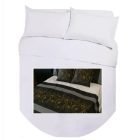 Island Bed Double Duvet Cover Set - BUTTERFLY BLACK