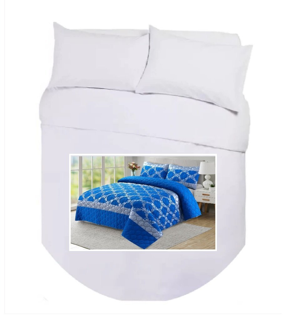 ISLAND BED DUVET COVER GLAMOUR BLUE