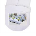 Island Bed Double Duvet Cover Set - GREY MARNA