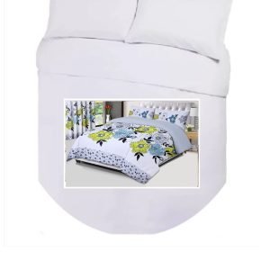 Island Bed Double Duvet Cover Set - GREY MARNA