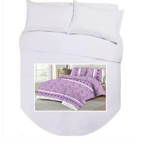 Island Bed Double Duvet Cover Set - PINK SWIRL