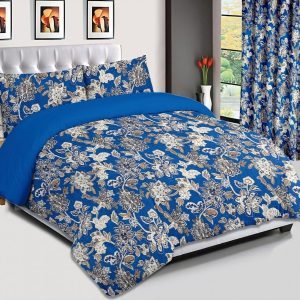Duvet Cover Set - 300 Thread Count - MADRID BLUE