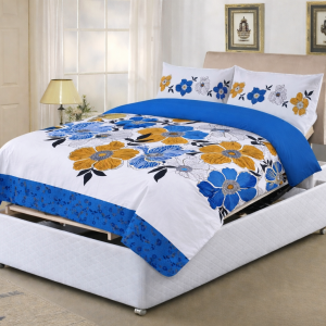 Adjustable Bed Duvet Cover Set - MARNA BLUE