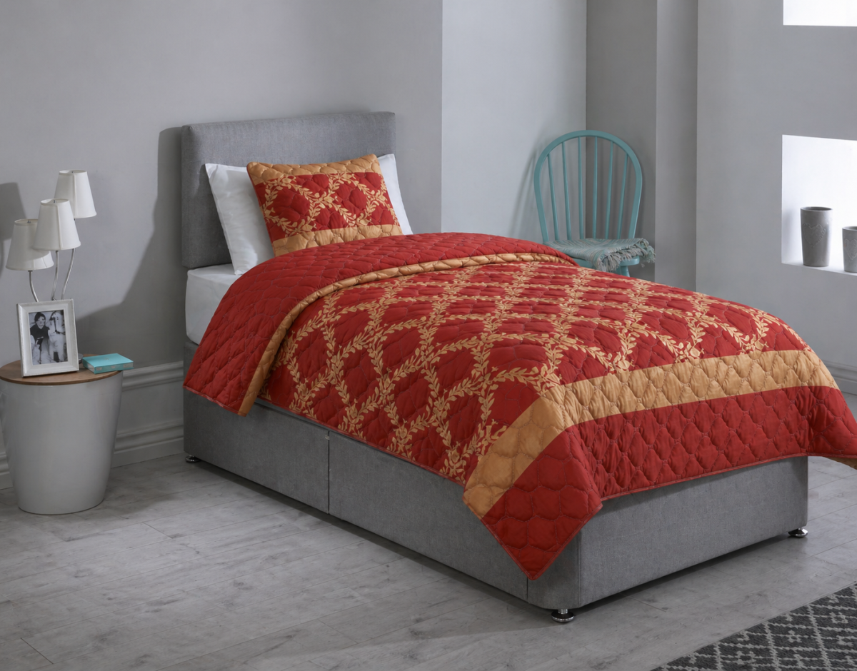 GLAMOUR RED Shorty Bed Duvet Cover Set - GLAMOUR RED