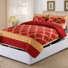 Adjustable Bed Duvet Cover Set - GLAMOUR - RED