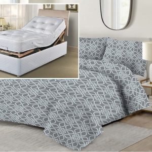 Adjustable Bed Duvet Cover Set - LADA GREY
