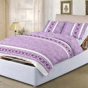 Adjustable Bed Duvet Cover Set - SWIRL-PINK