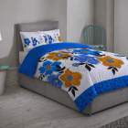 Shorty Bed Duvet Cover Set - MARNA - BLUE