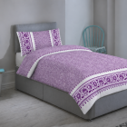 Shorty Bed Duvet Cover Set - SWIRL - PINK