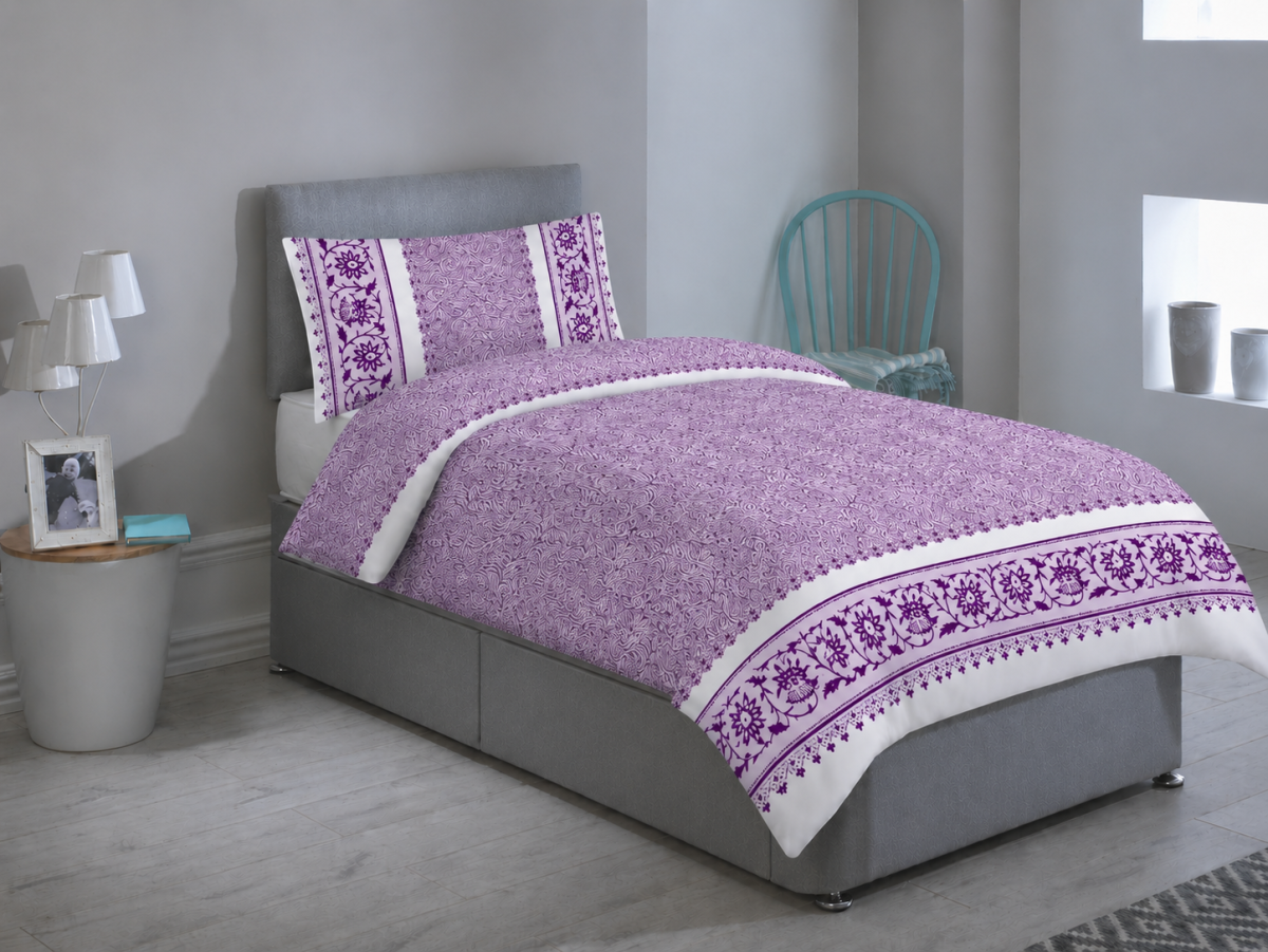 SWIRL PINK Shorty Bed Duvet Cover Set - SWIRL - PINK