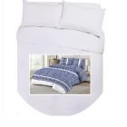 Island Bed Double Duvet Cover Set - BLUE SWIRL