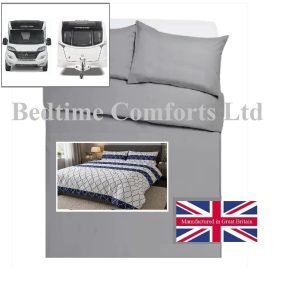 Caravan / Motor Home Duvet Cover Set - WAVE BLUE