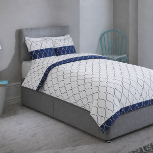 Shorty Bed Duvet Cover Set - WAVE- BLUE