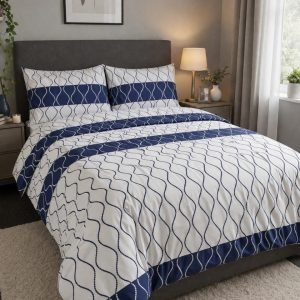 Duvet Cover Set - 300 Thread Count - WAVE BLUE